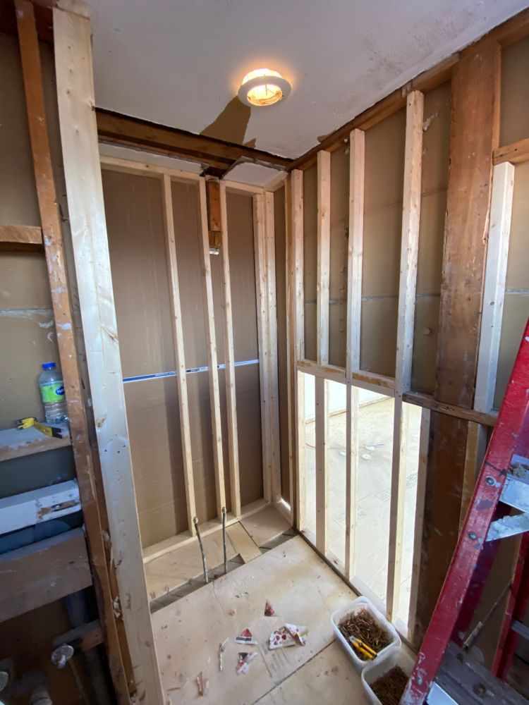 Convert room to bathroom renovation Ottawa - BEFORE 2